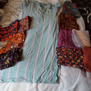 Lularoe leggings and a Julia dress